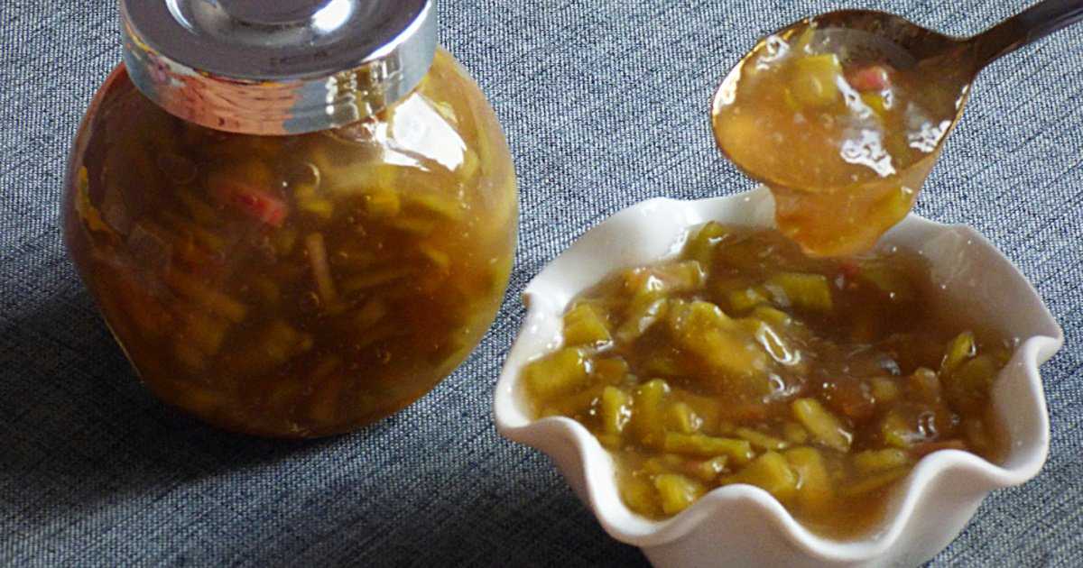 Варенье из ревеня: 8 вкусных рецептов