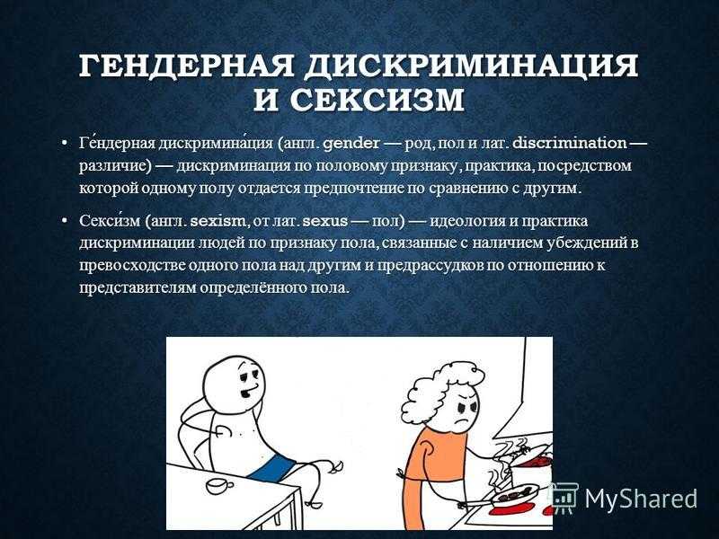 Что такое сексизм, кто такой сексист