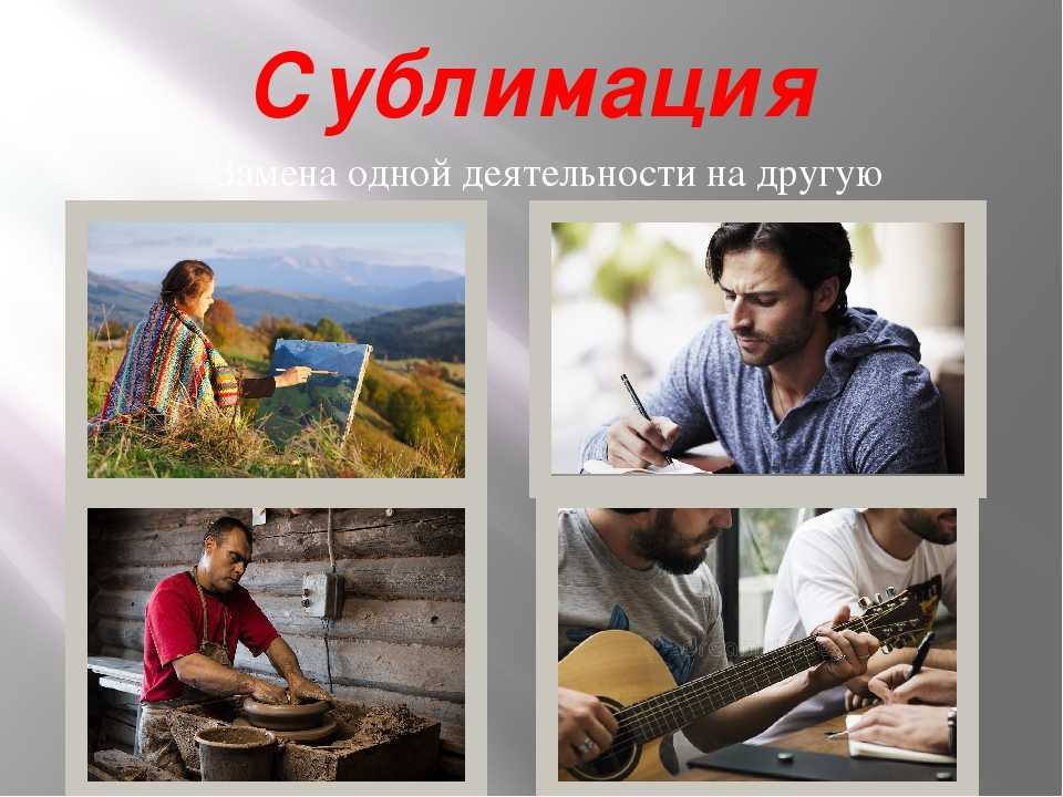 Особенности сублимации в психологии
