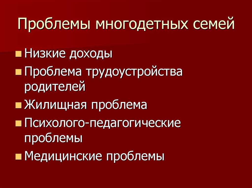 Жизнь в большой семье - плюсы и минусы, как вести себя в большой семье и сохранить своё я