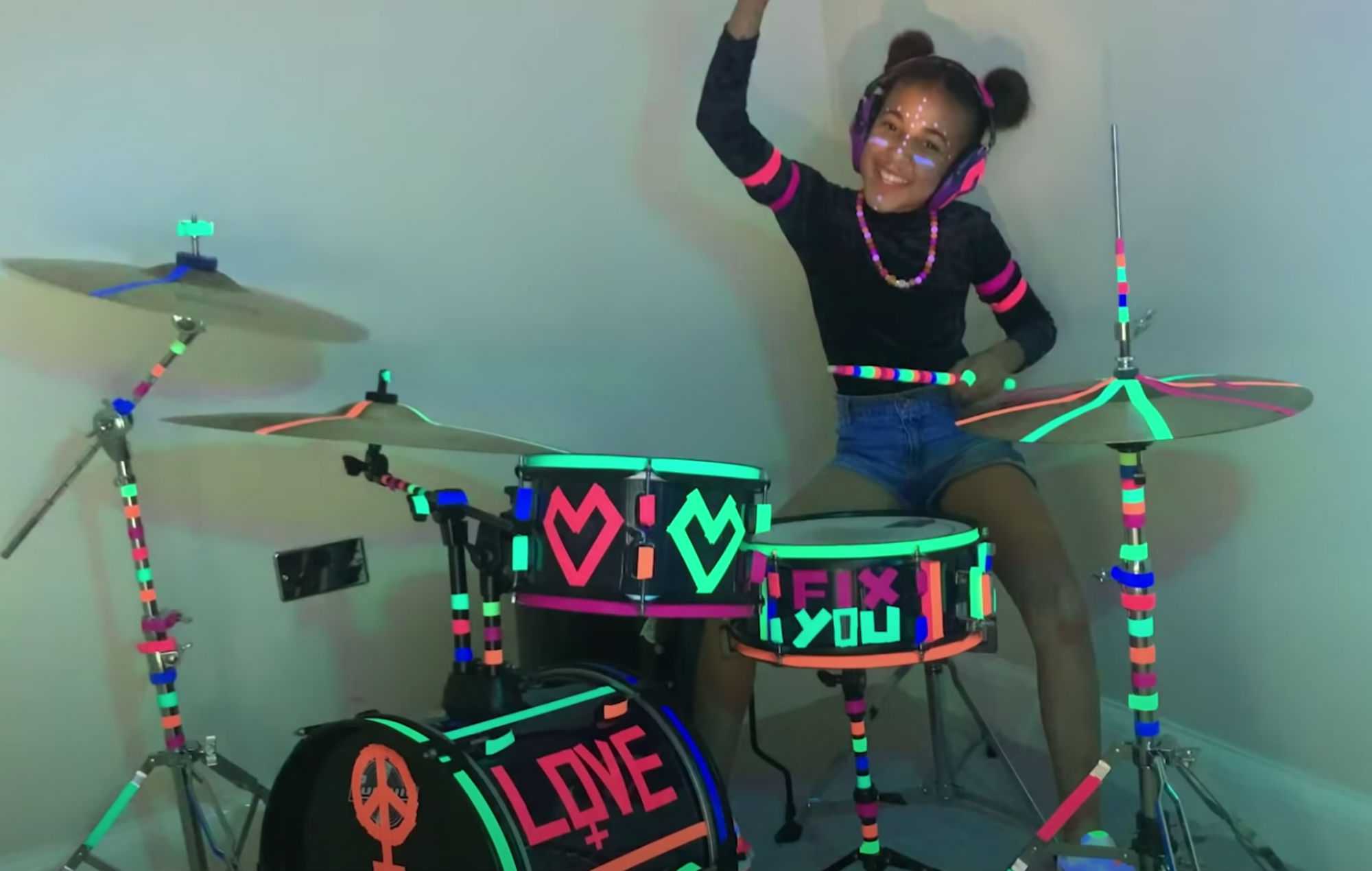 10 year old drummer nandi bushell battled with dave grohl? know about her parents, social media, youtube and biography